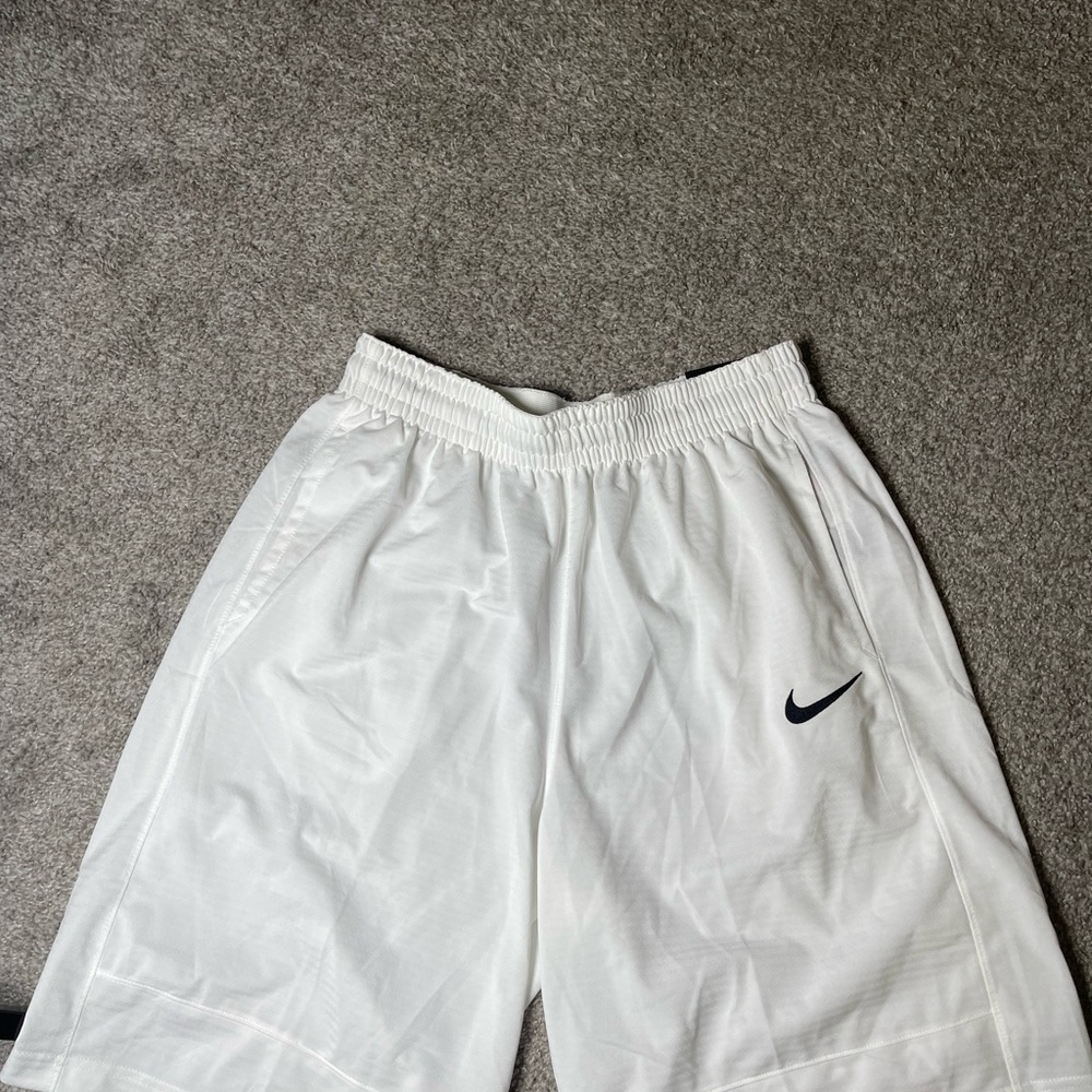 Nike Men's White Sports Shorts